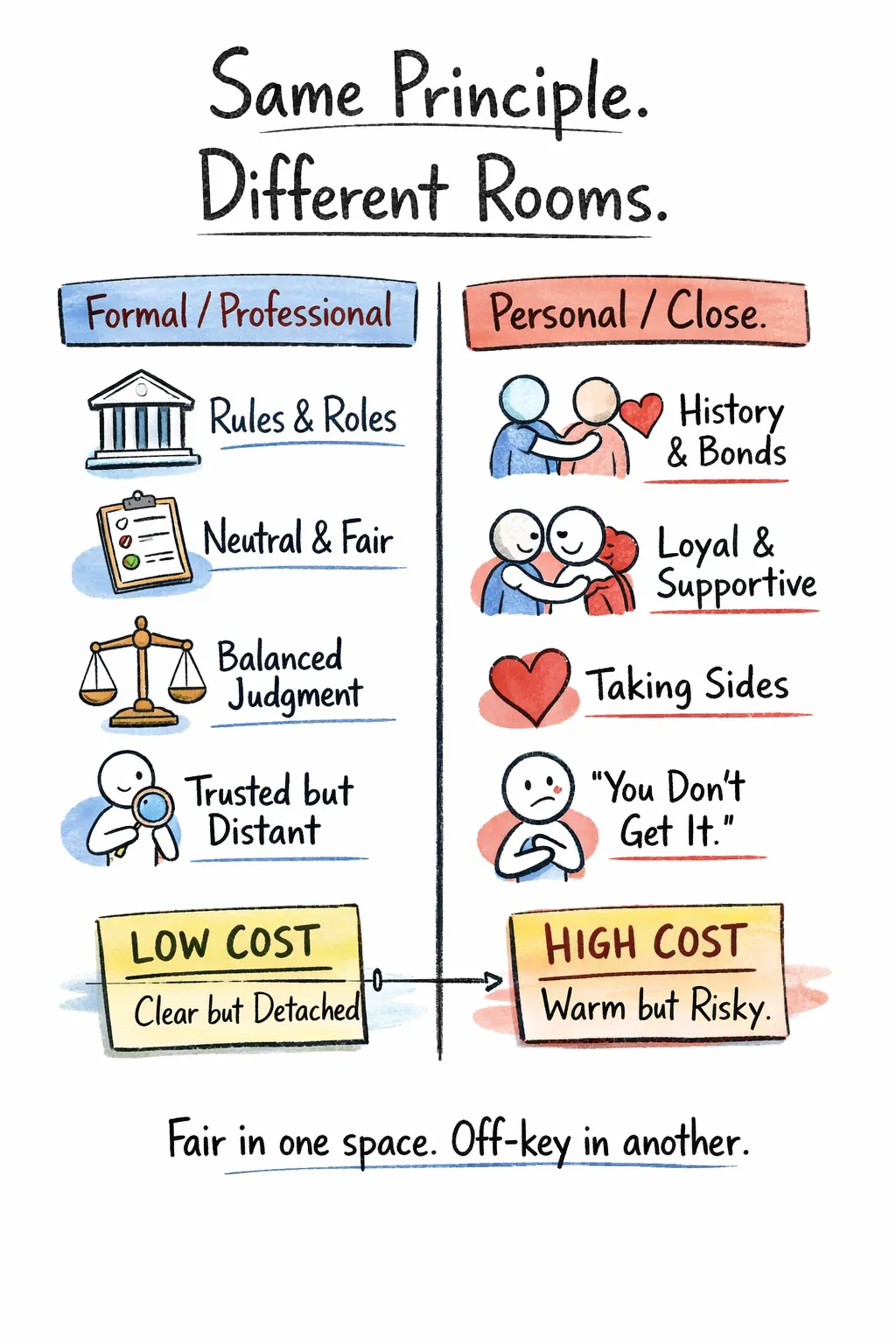 cost of being fair